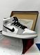 Кросівки Nike Air Jordan 1 OG (gray white black) 159-18 фото 4