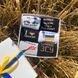 Бокс чоловічих патріотичних шкарпеток на 6 пар 40-45 р в подарунковій коробці із стрічкою весна-осінь-літо ч6укр2 фото 6
