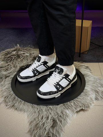 Кросівки Louis Vuitton Trainer (чорно білі)