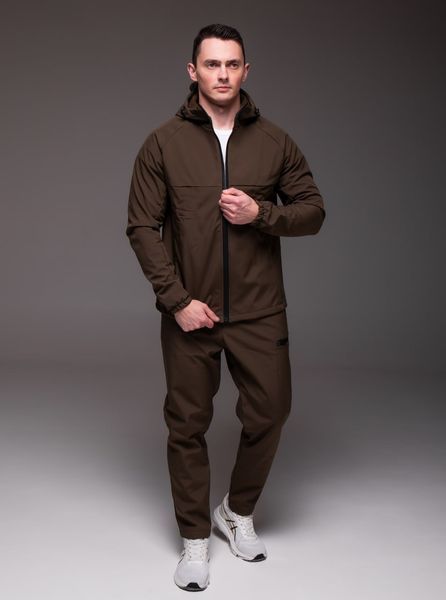 Костюм чоловічий утеплений Softshell куртка з капюшоном та штани