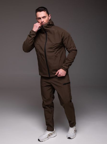 Костюм чоловічий утеплений Softshell куртка з капюшоном та штани