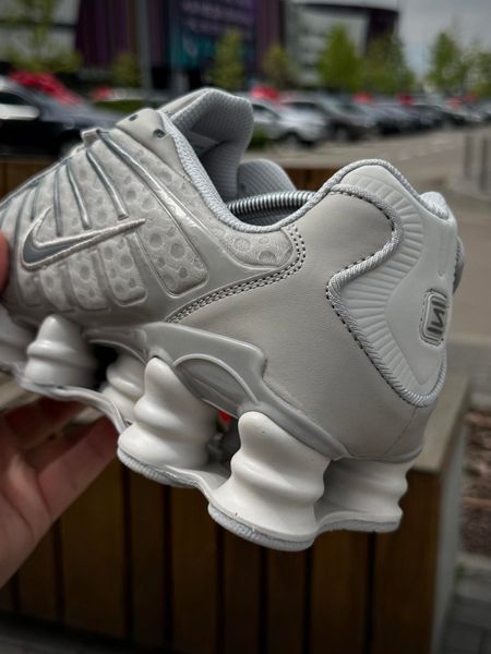 Кросівки Nike SHOX TL, світлі (сітка, літні)