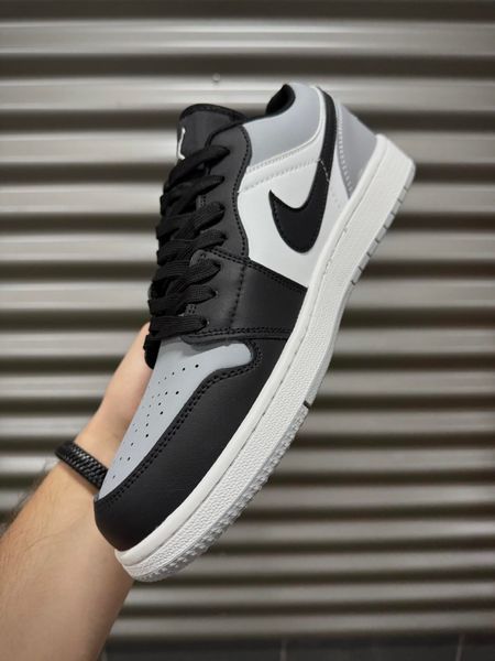 Кросівки Nike Air Jordan low (black / gray)