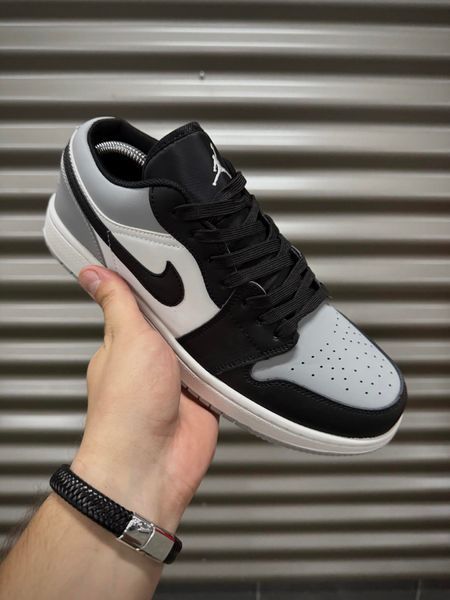 Кросівки Nike Air Jordan low (black / gray)