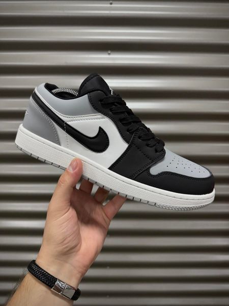 Кросівки Nike Air Jordan low (black / gray)