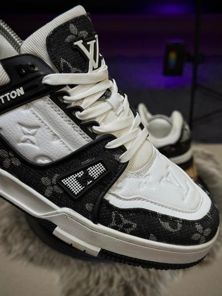 Кросівки Louis Vuitton Trainer (чорно білі)